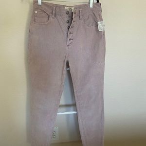Free People Sun Chaser Cord Skinny Pants in Frosted Lilac  Size 30